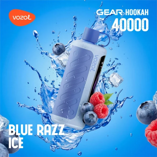 Vozol Hookah 40000 Blue Razz Ice