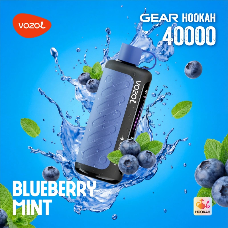 Vozol Hookah 40000 Blueberry Mint Vozol Hookah 40000 Blueberry Mint